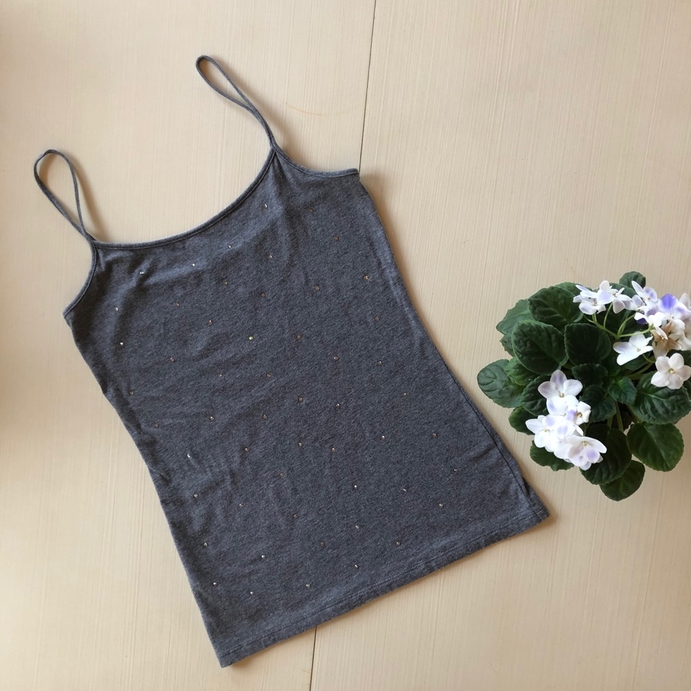 Ann Taylor Factory Camisole w/gemstone detail